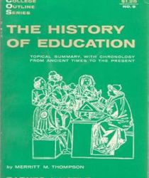 THE HISTORY OF EDUCATION