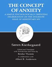 THE CONCEPT OF ANXIETY: A SIMPLE PSYCHOLOGICALLY ORIENTING DELIBERATION ON THE DOGMATIC ISSUE OF HEREDITARY SIN