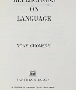 REFLECTIONS ON LANGUAGE